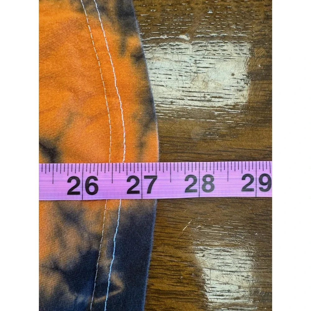 Blackbear Shirt Mens Medium Orange Black‎ Tie Dye Band Graphic Tee Music Tour - Picture 5 of 5